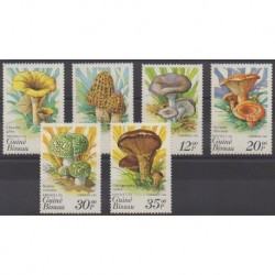 Guinea-Bissau - 1985 - Nb 344/349 - Mushrooms