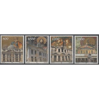 Timbres - Vatican - 2000 - No 1181/1184 - monuments