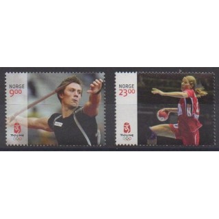 Buy this set of stamps of Norway of the year 2008 (Nb 1605/1606).