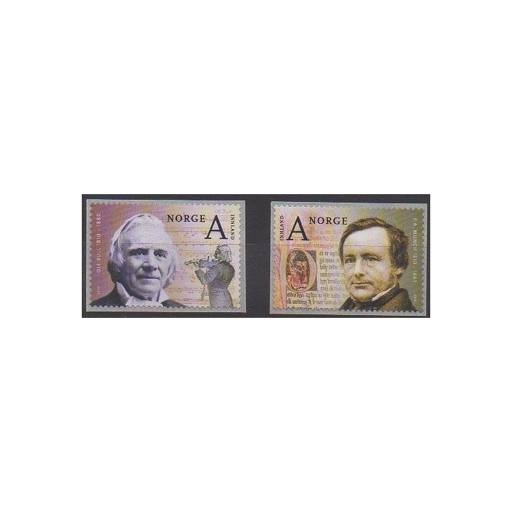 Acheter cette série de timbres de Norvège de l'année 2010 (No 1653/1654).