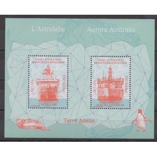 Acheter cette série de timbres des Terres Australes et Antarctiques Françaises de l'année 2022 (No 1009/1010).