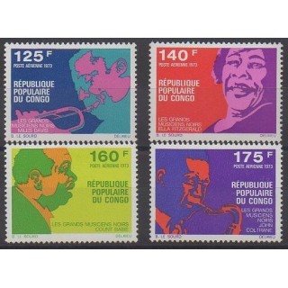 Acheter ces timbres de la République du Congo de l'année 1973 (No PA146/PA149).