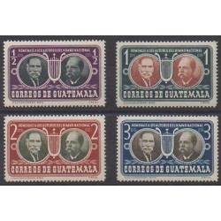 Guatemala - 1953 - Nb 362/365 - Music