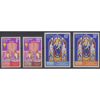 Acheter cette série de timbres de Guyana de l'année 1973 (No 428/431).