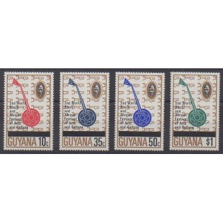 Acheter cette série de timbres de Guyana de l'année 1977 (No 493/496).