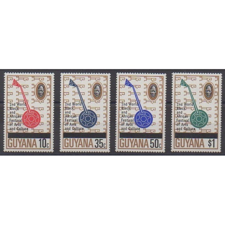 Buy this set of stamps of Guyana of the year 1977 (Nb 493/496).