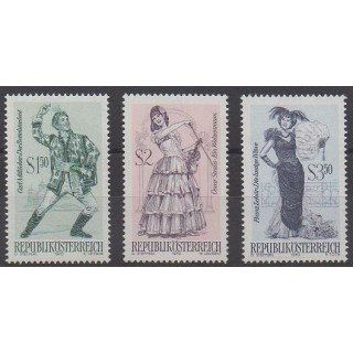 Acheter cette série de timbres d'Autriche de l'année 1970 (No 1160/1162).