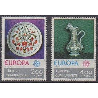 Acheter cette série de timbres de Turquie de l'année 1976 (No 2155/2156).