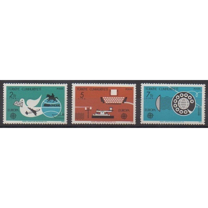 Buy this set of stamps of Turkey of the year 1979 (Nb 2246/2248).