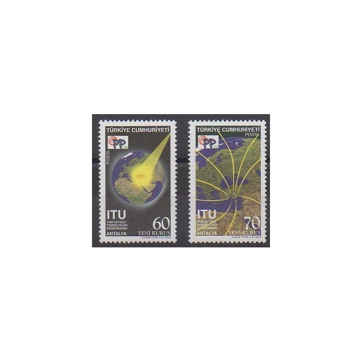 Acheter cette série de timbres de Turquie de l'année 2006 (No 3272/3273).