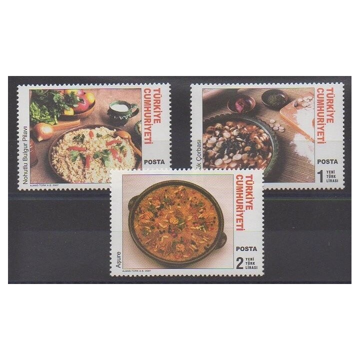 Acheter cette série de timbres de Turquie de l'année 2007 (No 3296/3298).