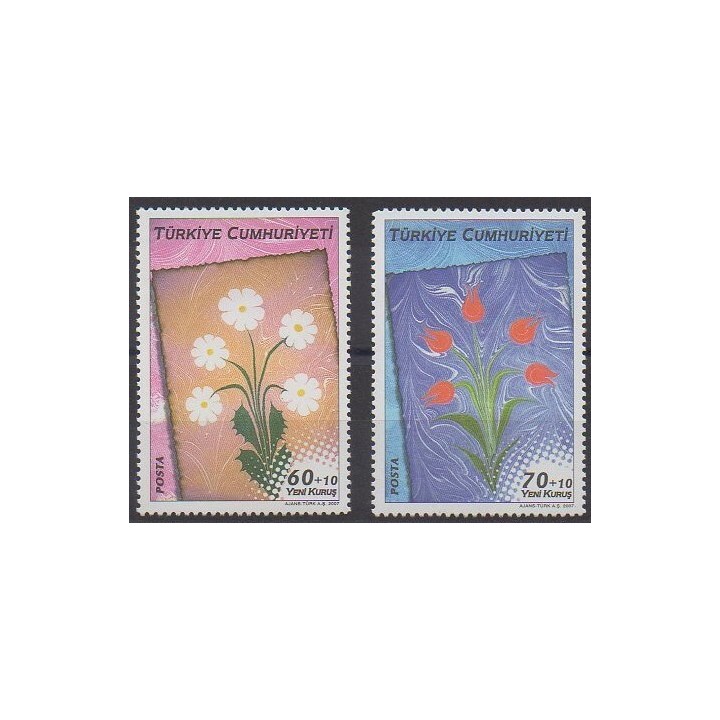 Buy this set of stamps of Turkey of the year 2007 (Nb 3325/3326).