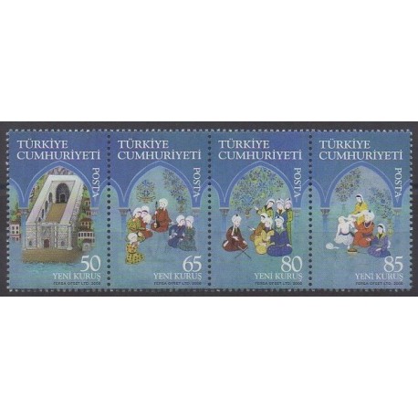 Turquie - 2008 - No 3343/3346 - Santé ou Croix-Rouge