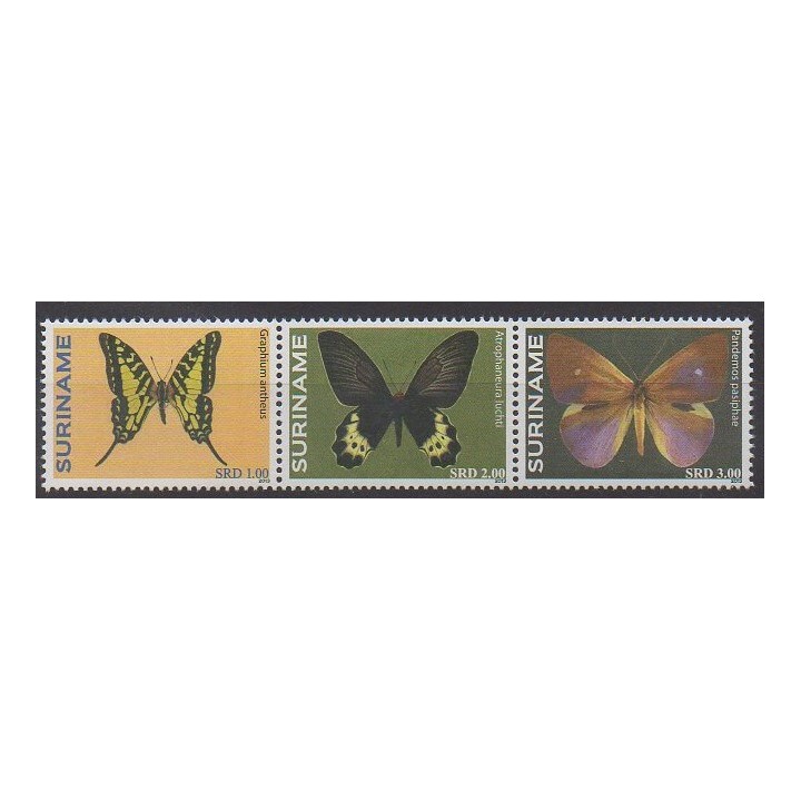 Buy this set of stamps of Suriname of the year 2013 (Nb 2356/2358).