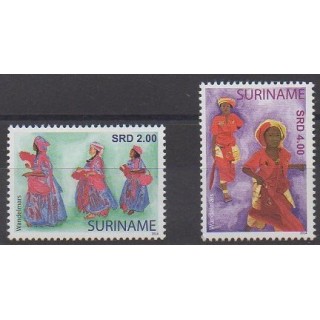 Buy this set of stamps of Suriname of the year 2014 (Nb 2449/2450).