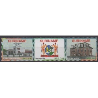 Buy this set of stamps of Suriname of the year 2015 (Nb 2555/2557).
