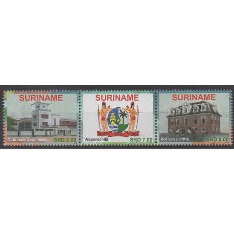 Suriname - 2015 - Nb 2555/2557 - Various Historics Themes