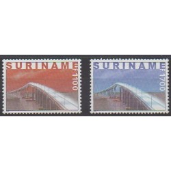 Suriname - 2000 - Nb 1566/1567 - Bridges