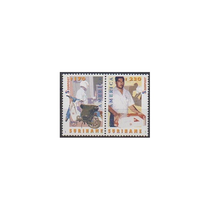 Acheter cette série de timbres de Surinam de l'année 1997 (No 1465/1466).