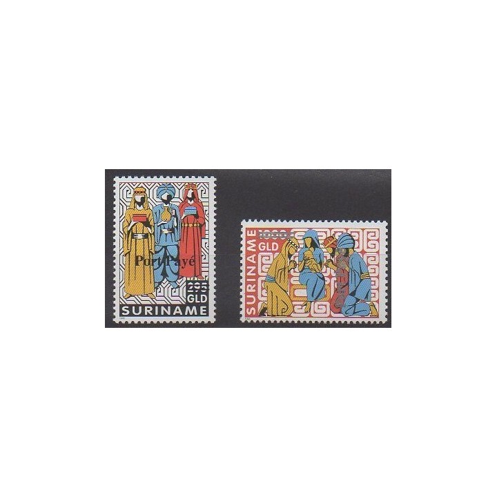 Buy this set of stamps of Suriname of the year 1997 (Nb 1463/1464).