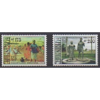 Buy this set of stamps of Suriname of the year 1998 (Nb 1485/1486).