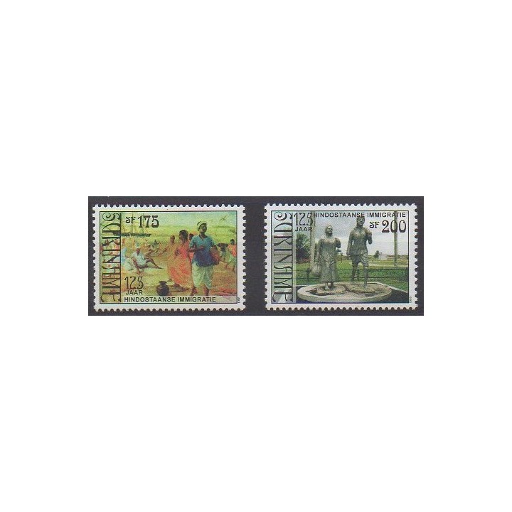 Buy this set of stamps of Suriname of the year 1998 (Nb 1485/1486).