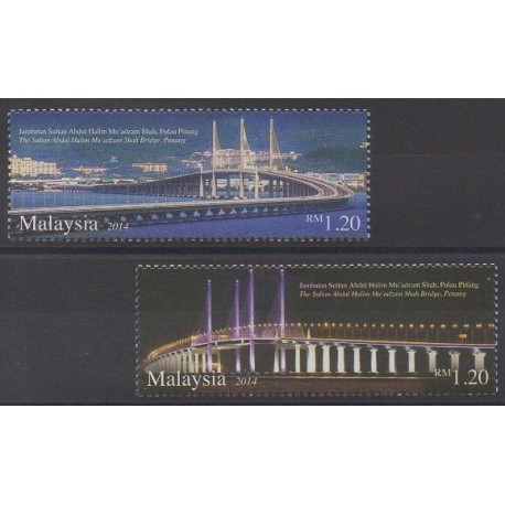 Malaisie - 2014 - No 1750/1751 - Ponts