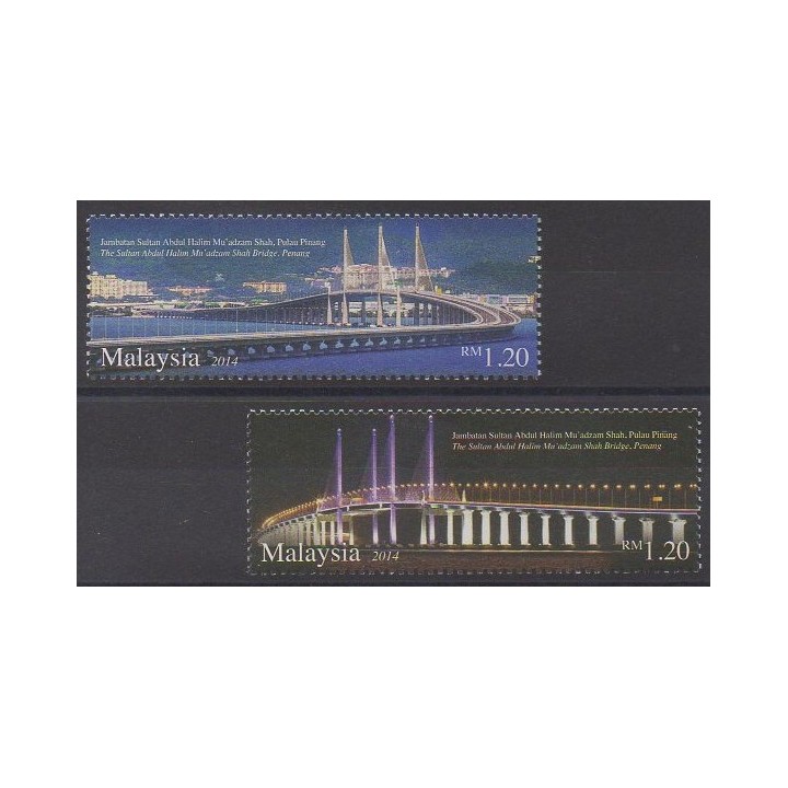 Buy this set of stamps of Malaysia of the year 2014 (Nb 1750/1751).
