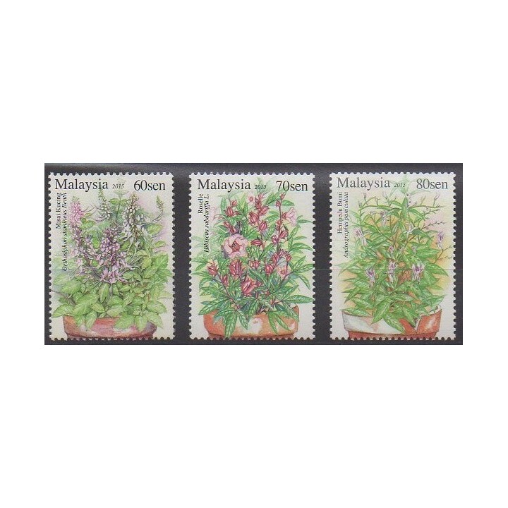 Buy this set of stamps of Malaysia of the year 2015 (Nb 1754/1756).