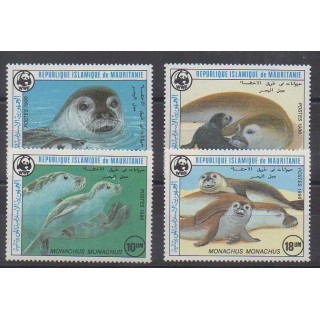 Buy this set of stamps of Mauritania of the year 1986 (Nb 575/578).