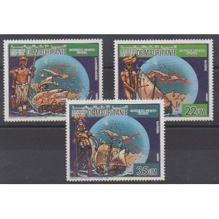Acheter cette série de timbres de Mauritanie de l'année 1986 (No 587/589).
