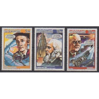 Acheter cette série de timbres de Mauritanie de l'année 1986 (No 581/583).