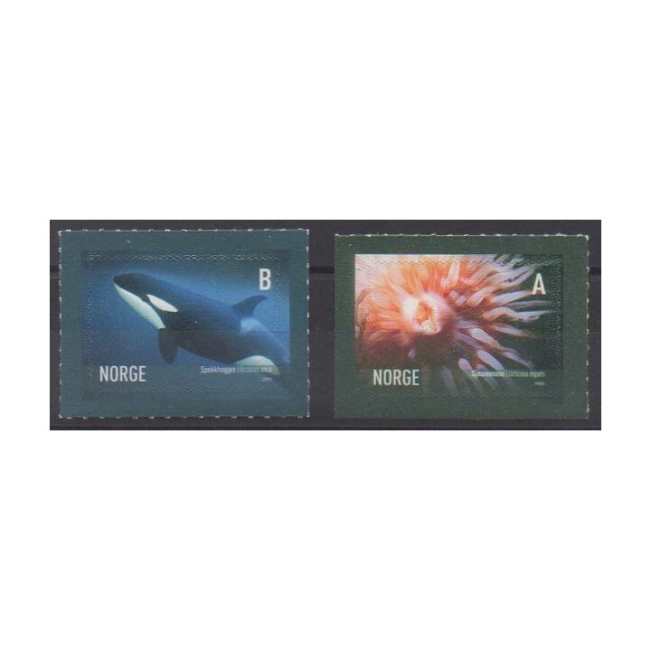 Acheter cette série de timbres de Norvège de l'année 2005 (No 1487/1488).