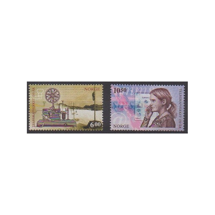 Buy this set of stamps of Norway of the year 2005 (Nb 1493/1494).
