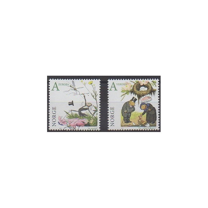Buy this set of stamps of Norway of the year 2007 (Nb 1550/1551).