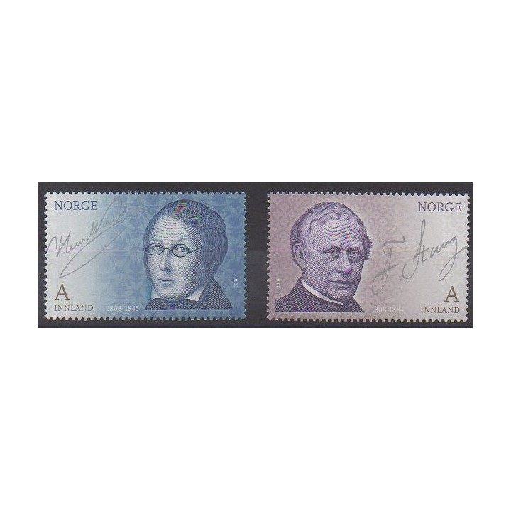 Buy this set of stamps of Norway of the year 2008 (Nb 1590/1591).