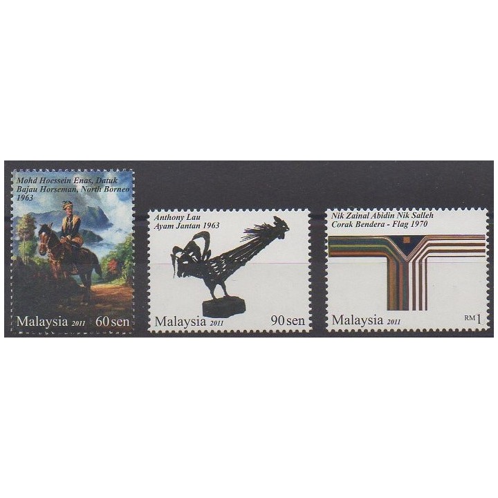 Buy this set of stamps of Malaysia of the year 2011 (Nb 1551/1553).