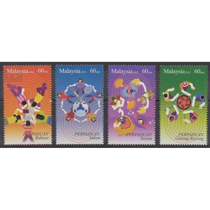 Acheter cette série de timbres de Malaisie de l'année 2012 (No 1623/1626).