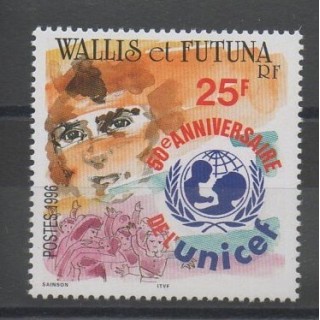 Timbres - Wallis et Futuna  - 1996 - No 496 - enfance