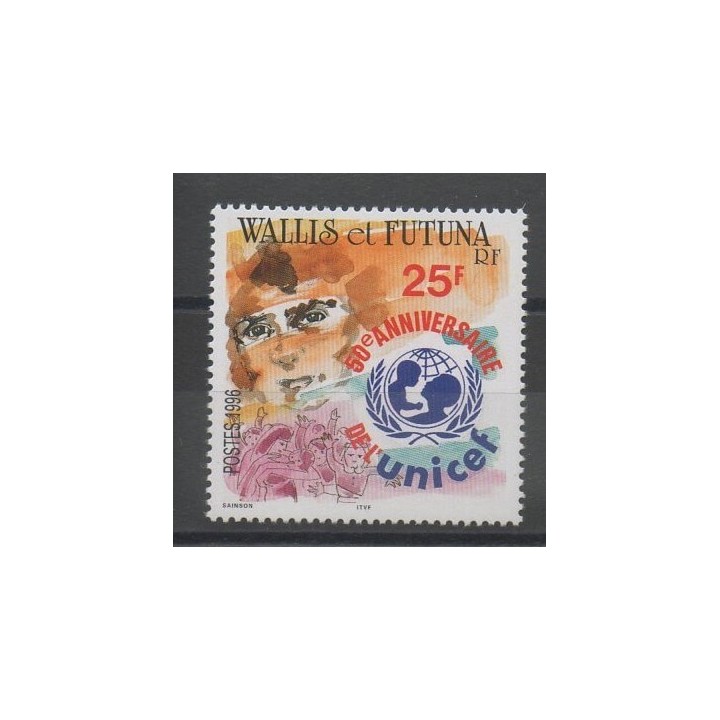 Stamps - Wallis and Futuna - 1996 - Nb 496 - childhood