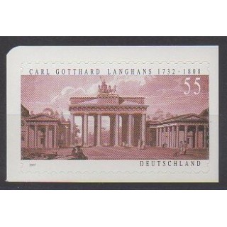 Acheter ce timbre d'Allemagne de l'année 2007 (No 2461).
