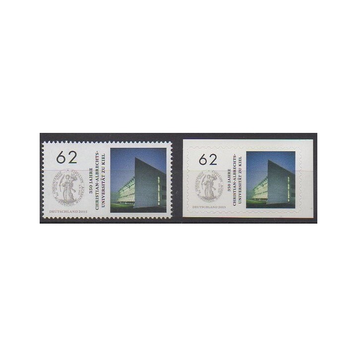 Acheter cette série de timbres d'Allemagne de l'année 2015 (No 2948/2948A).