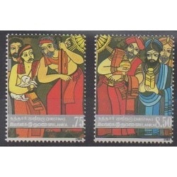 Sri Lanka - 1989 - Nb 907A/907B - Christmas