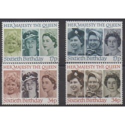 Great Britain - 1986 - Nb 1218/1221 - Royalty