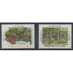Sri Lanka - 1987 - No 810/811 - Parcs et jardins