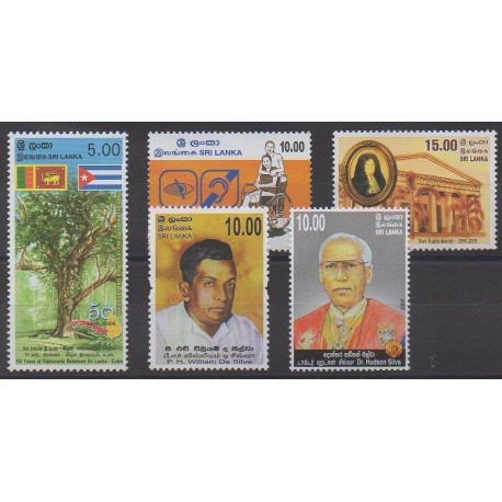 Sri Lanka - 2009 - Nb 1719/1723