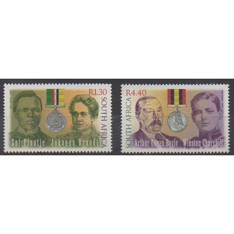 Afrique du Sud - 2000 - No 1127A/1127B - Célébrités - Médailles