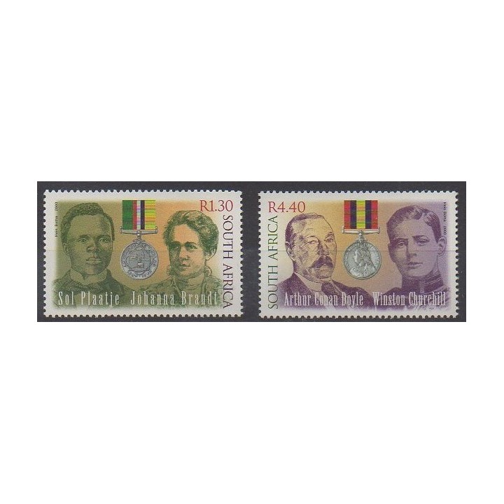 Acheter cette série de timbres d'Afrique du Sud de l'année 2000 (No 1127A/1127B).