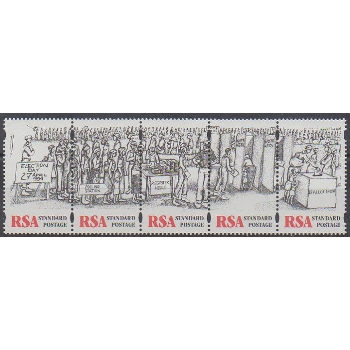 Acheter cette série de timbres d'Afrique du Sud de l'année 1997 (No 961/965).