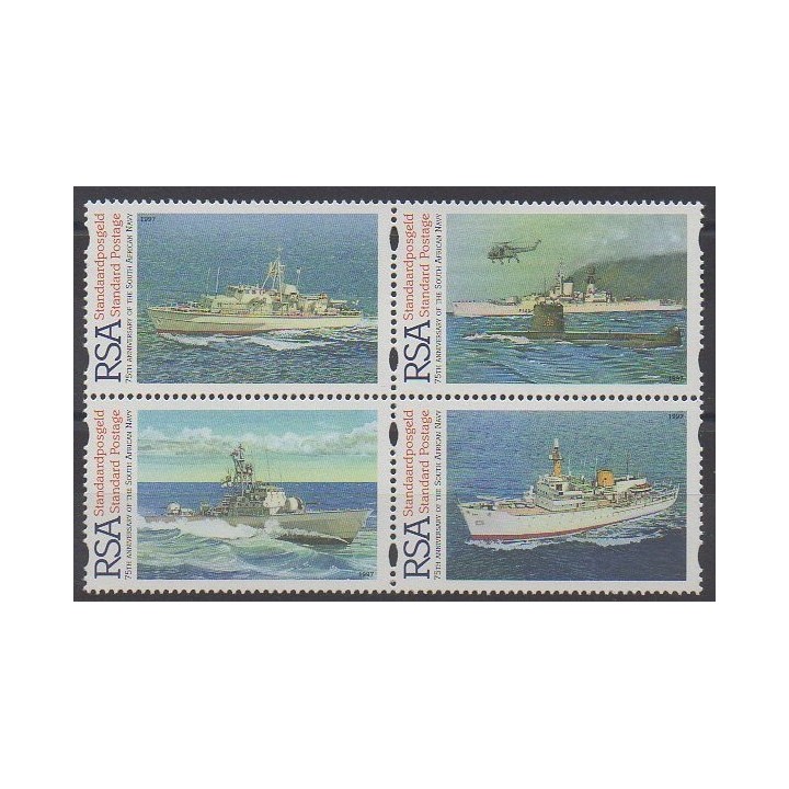 Acheter cette série de timbres d'Afrique du Sud de l'année 1997 (No 957/960).